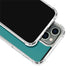 Teal Blue Solid iPhone 13 Pro Max Clear Case